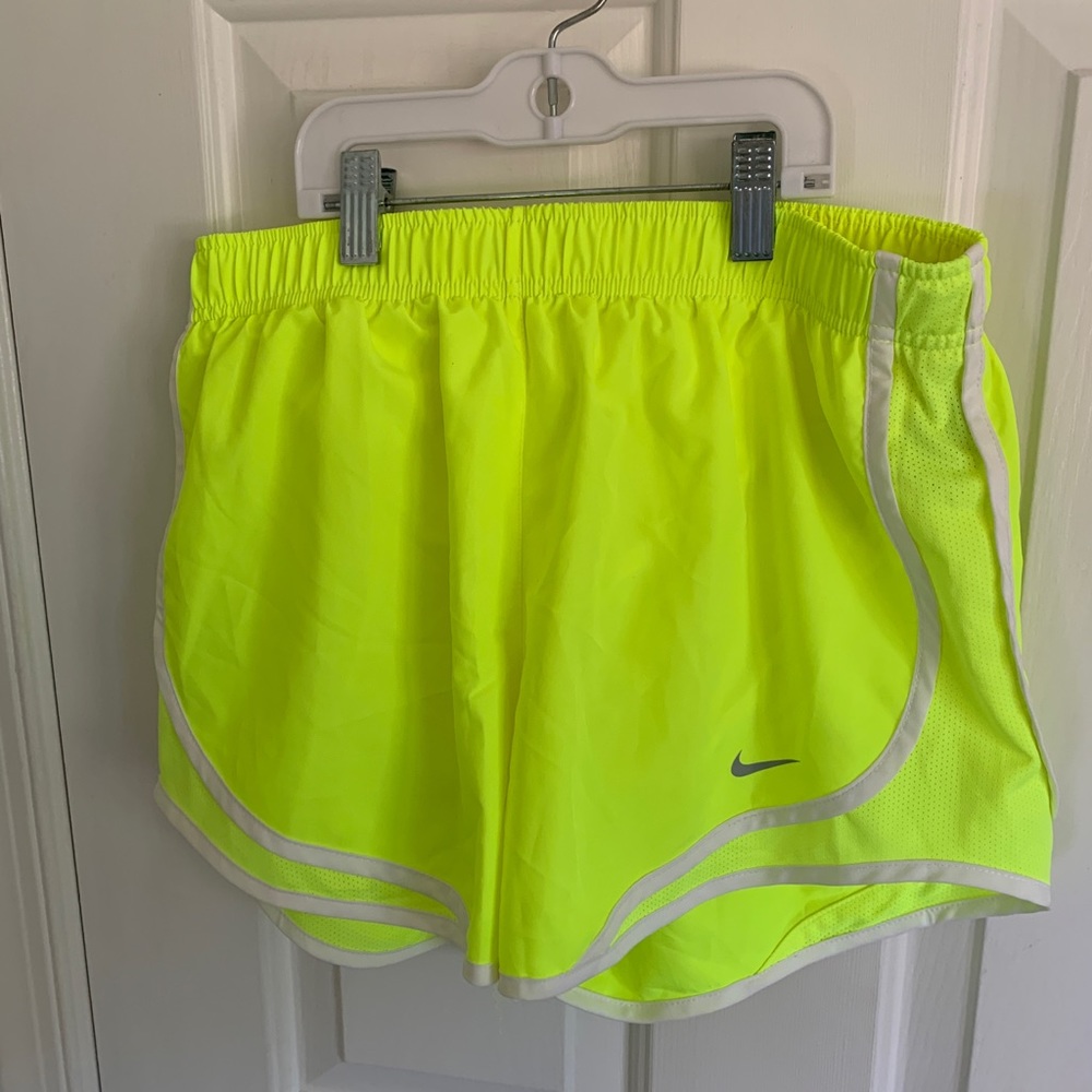 Nike Neon Yellow Women’s Dri-Fit Shorts